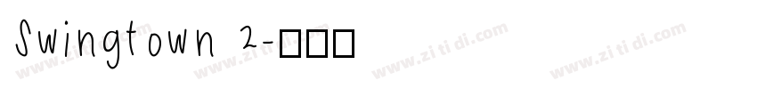 Swingtown 2字体转换